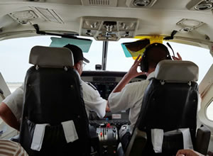 ヴァーチャルフライト体験